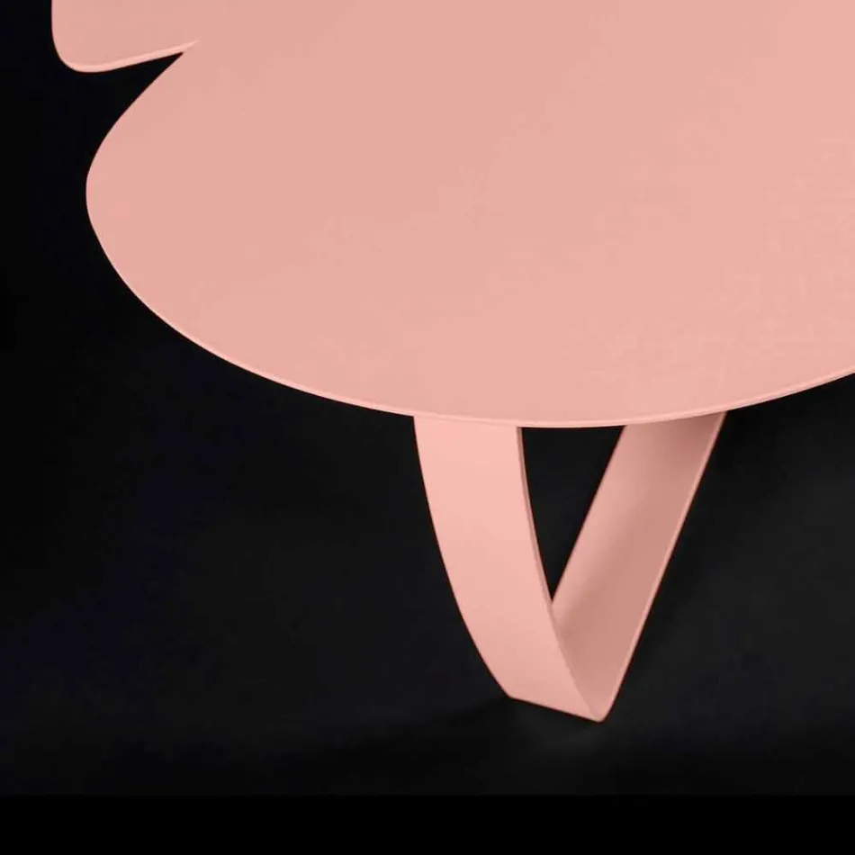 Modern metallbord laserskurna blomma form Andy Viadurini