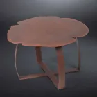 Modern metallbord laserskurna blomma form Andy Viadurini