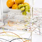 Modernt soffbord i plexiglas tillverkat i Italien - Vichy Viadurini
