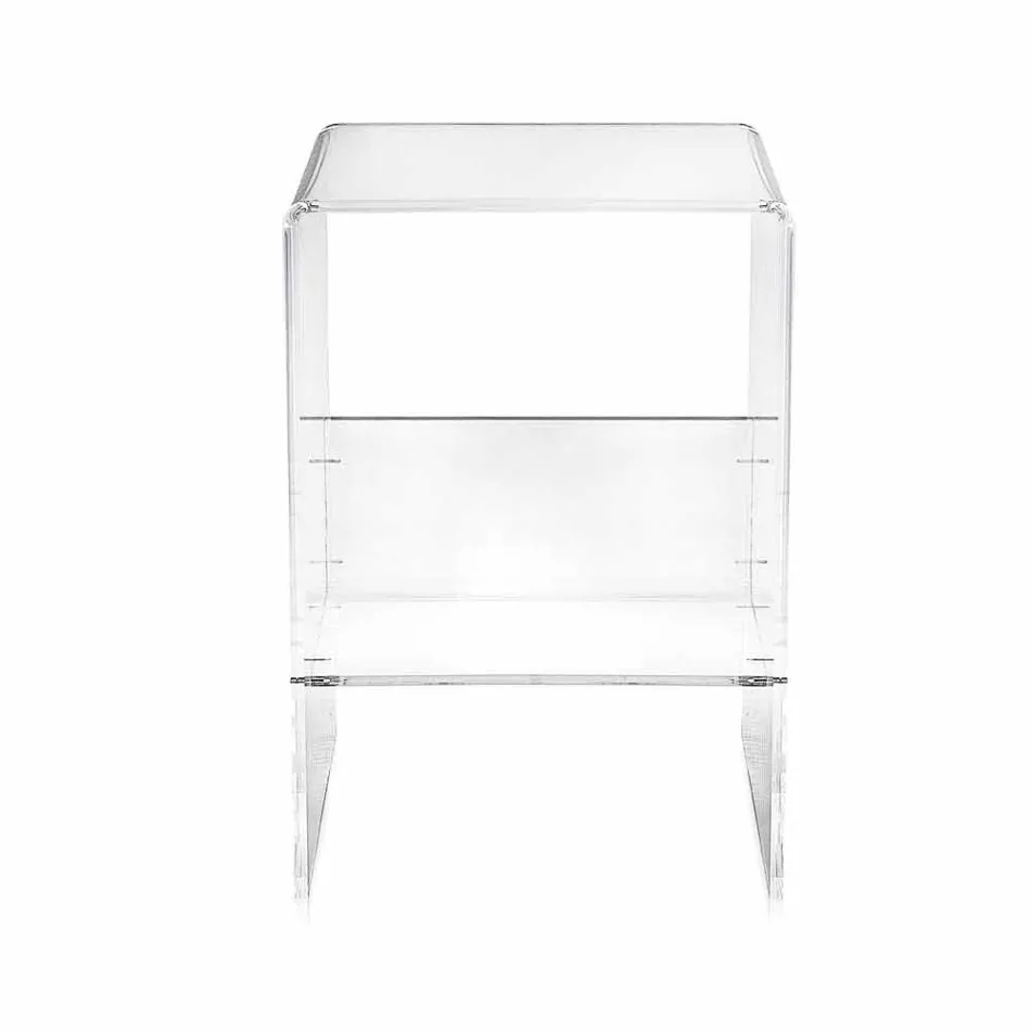 Modern tabell Plexiglas L50 x H76 x D40 cm Aza, tillverkad i Italien Viadurini