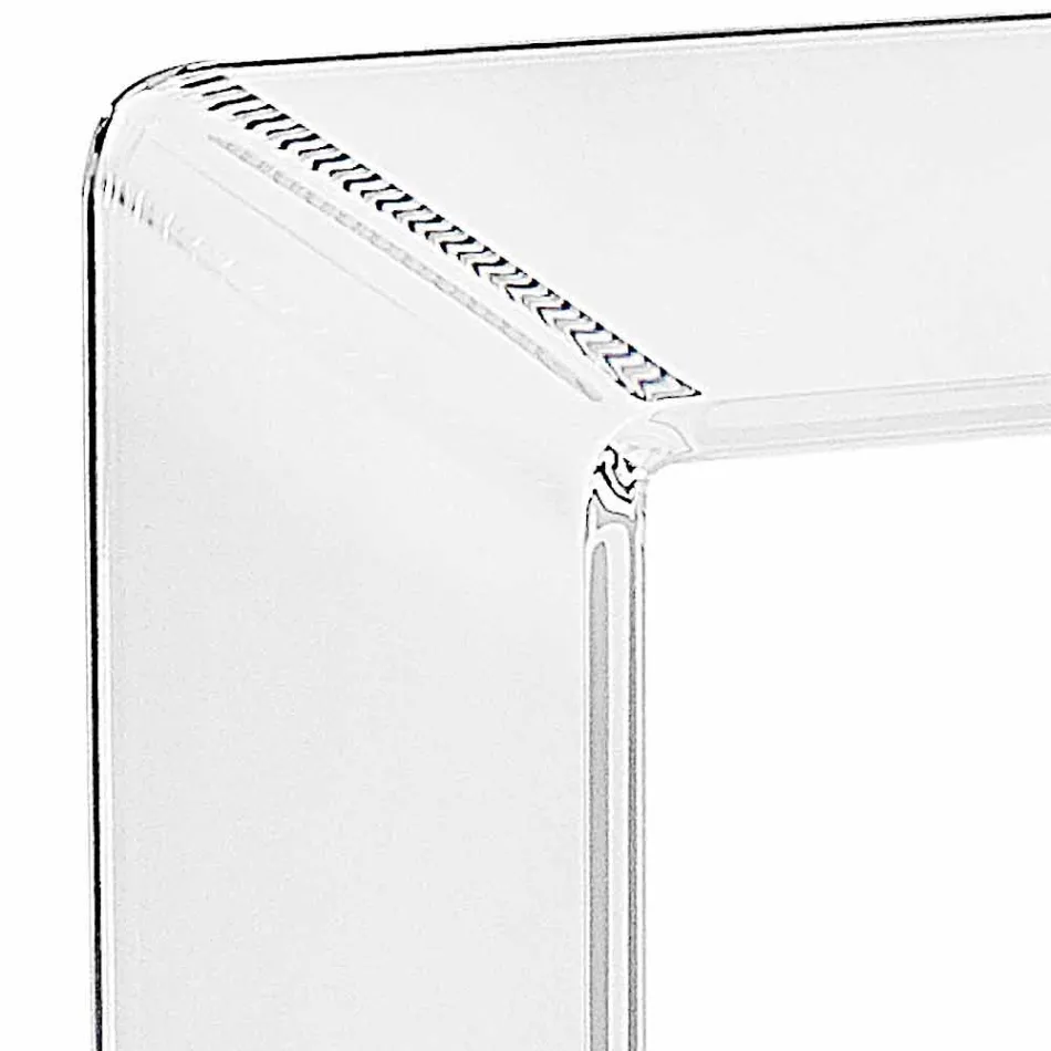 Modern tabell Plexiglas L50 x H76 x D40 cm Aza, tillverkad i Italien Viadurini