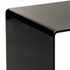 modern design Black Table 50x50cm Big Terry, tillverkad i Italien Viadurini