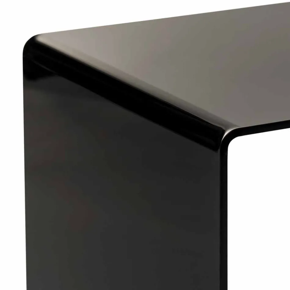 modern design Black Table 50x50cm Big Terry, tillverkad i Italien Viadurini