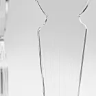 Ilaria - Ovalt soffbord i transparent plexiglas Tillverkat i Italien Viadurini