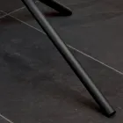 Runt soffbord för vardagsrummet metall och keramiksockel Oapca - Shanghai Viadurini