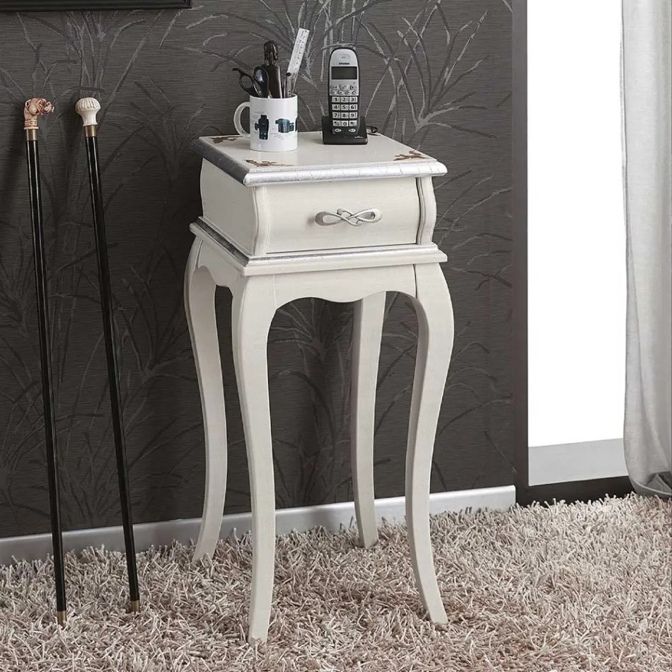 Telefonställ i klassisk stil i trä Tillverkat i Italien - Hastings Viadurini