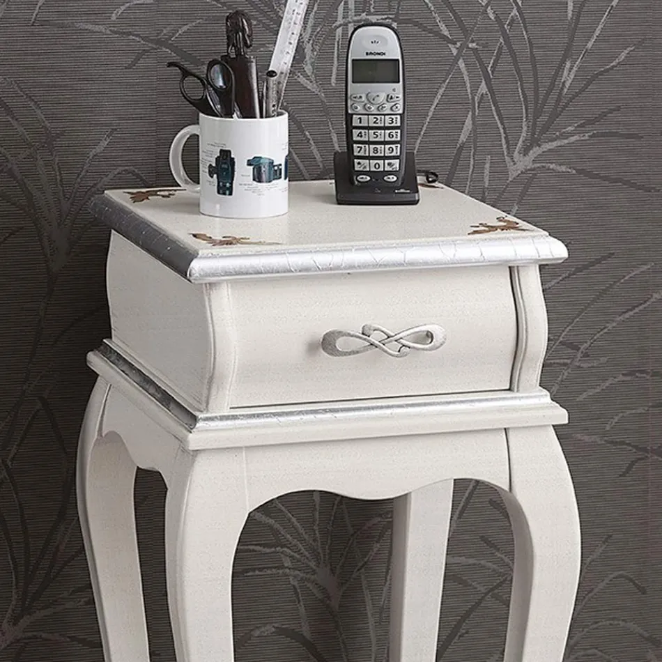 Telefonställ i klassisk stil i trä Tillverkat i Italien - Hastings Viadurini