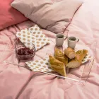 Soffbord transparent lunchbox konstruktion Olivia gjort i Italien Viadurini