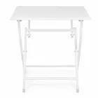 Fyrkantigt hopfällbart soffbord i målad aluminium - jakt Viadurini