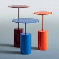 Runt Färgat Vardagsrum Soffbord i Modern Design Plåt - Cocktail