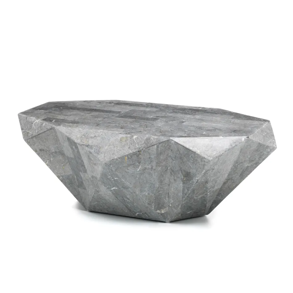 Inomhusformat soffbord i Fossil Stone Olika finish - Hörlurar Viadurini