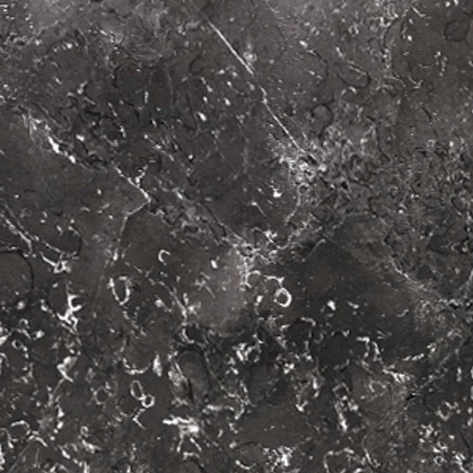 Soffbord med rund marmortopp och metallbotten tillverkad i Italien - Gin Viadurini