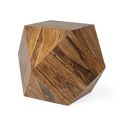 Soffbord i Sheesham Wood Design Polygonal Homemotion - Torrice