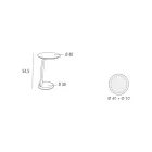 Soffbord i lackad MDF med ram i massivt trä Tillverkad i Italien - Tobiko Viadurini