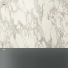 Soffa på soffbord i rökt glas och rund keramisk topp - slumpmässig Viadurini