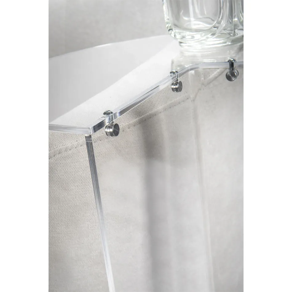 Transparent eller färgat soffbord i plexiglas tillverkat i Italien - Tabli Viadurini