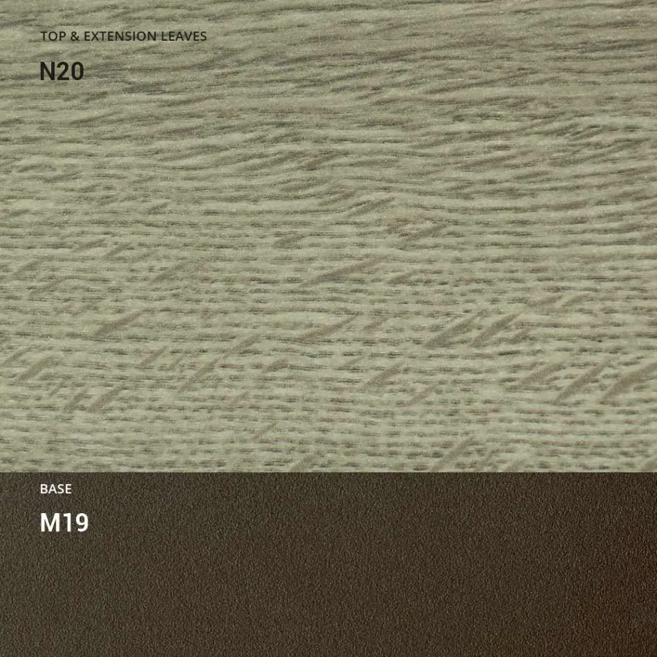 Transformerbart soffbord i metall och trä Tillverkat i Italien - Veneris Viadurini