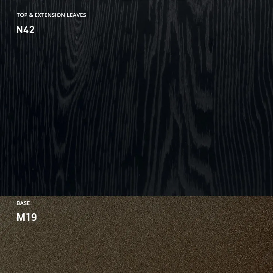 Transformerbart soffbord i metall och trä Tillverkat i Italien - Veneris Viadurini