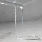 Soffbordspall Kristall Transparent Akryl Minimal Italiensk - Plarco Viadurini