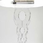 vit rundabords 50cm diameter modern design Janis, tillverkad i Italien Viadurini