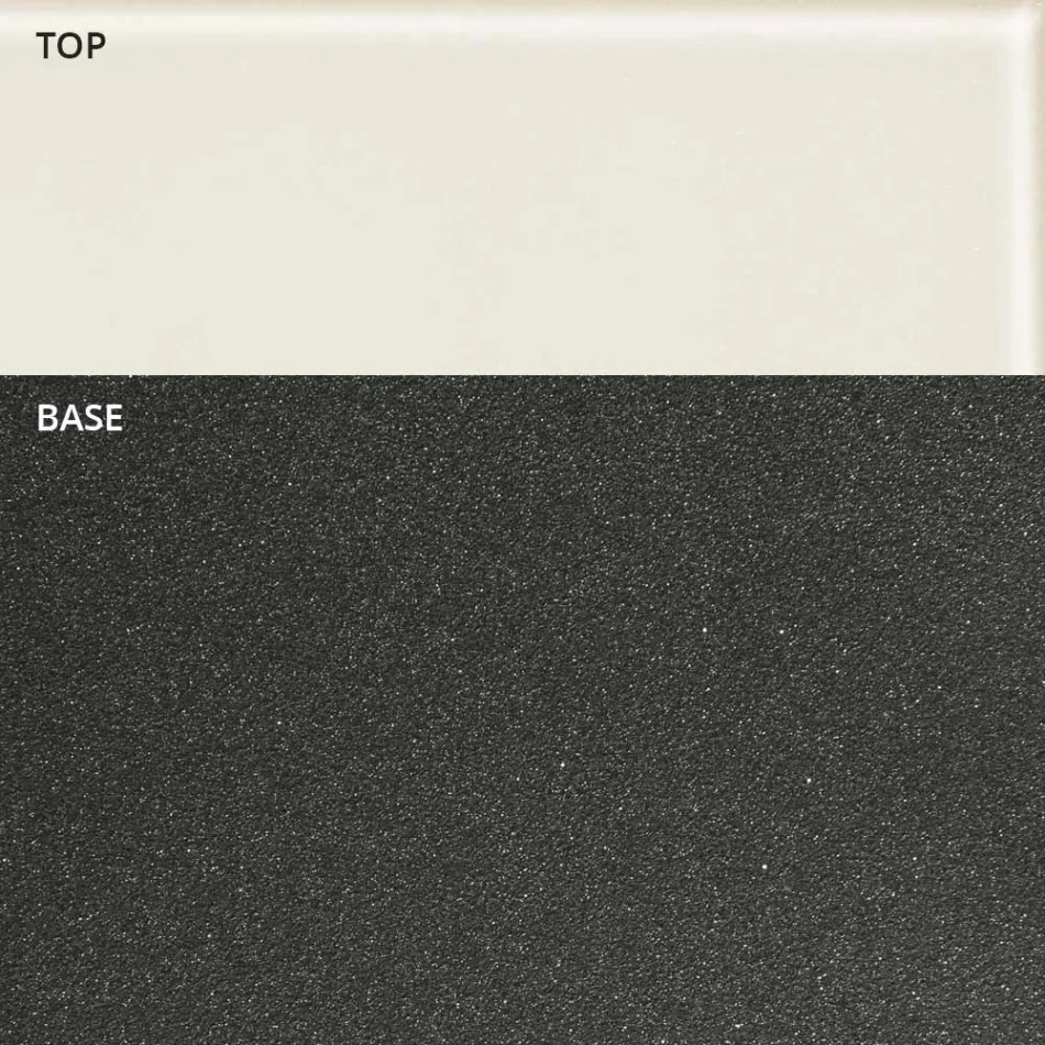 Rund soffbordsbåtsform i metall och etsat glas - ombordstigning Viadurini