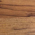 Runt soffbord i återvunnet trä och stål vitt eller grått - Genoveffa Viadurini