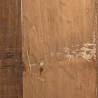 Runt soffbord i återvunnet trä och stål vitt eller grått - Genoveffa Viadurini