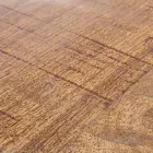 Runt soffbord i återvunnet trä och stål vitt eller grått - Genoveffa Viadurini