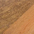 Runt soffbord i återvunnet trä och stål vitt eller grått - Genoveffa Viadurini