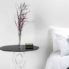 Soffbord runda svarta diameter 50 cm Janis modern design, tillverkad i Italien Viadurini