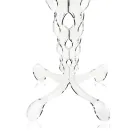 röd rundabords diameter 36 cm Janis modern design, tillverkad i Italien Viadurini