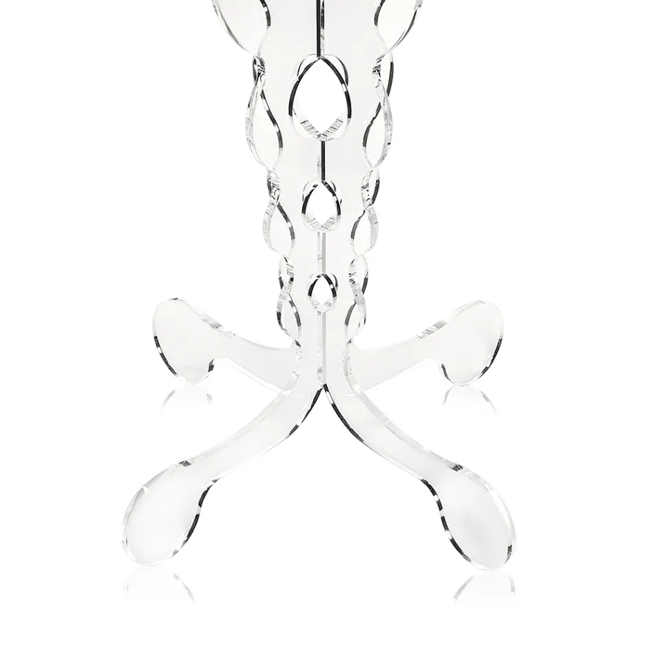 röd rundabords diameter 36 cm Janis modern design, tillverkad i Italien Viadurini