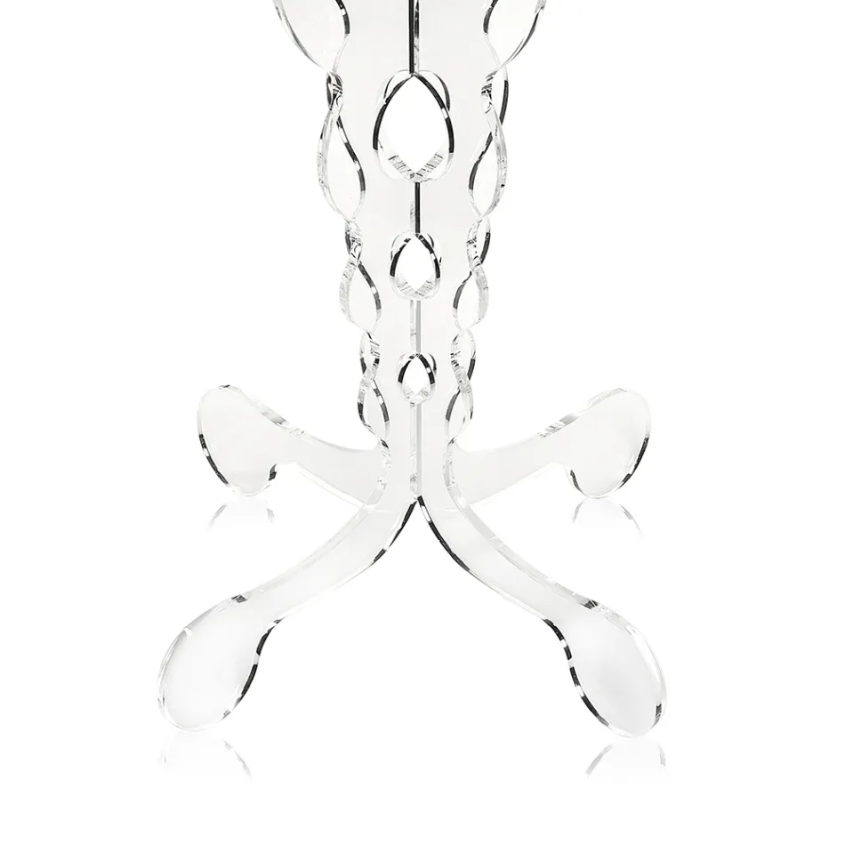 röd rundabords diameter 50 cm Janis modern design, tillverkad i Italien Viadurini