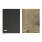 Transformabelt soffbord med träplatta och metallbotten tillverkad i Italien - persika Viadurini