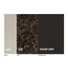 Transformerbart soffbord i metall och keramisk design Tillverkat i Italien - Saturnus Viadurini