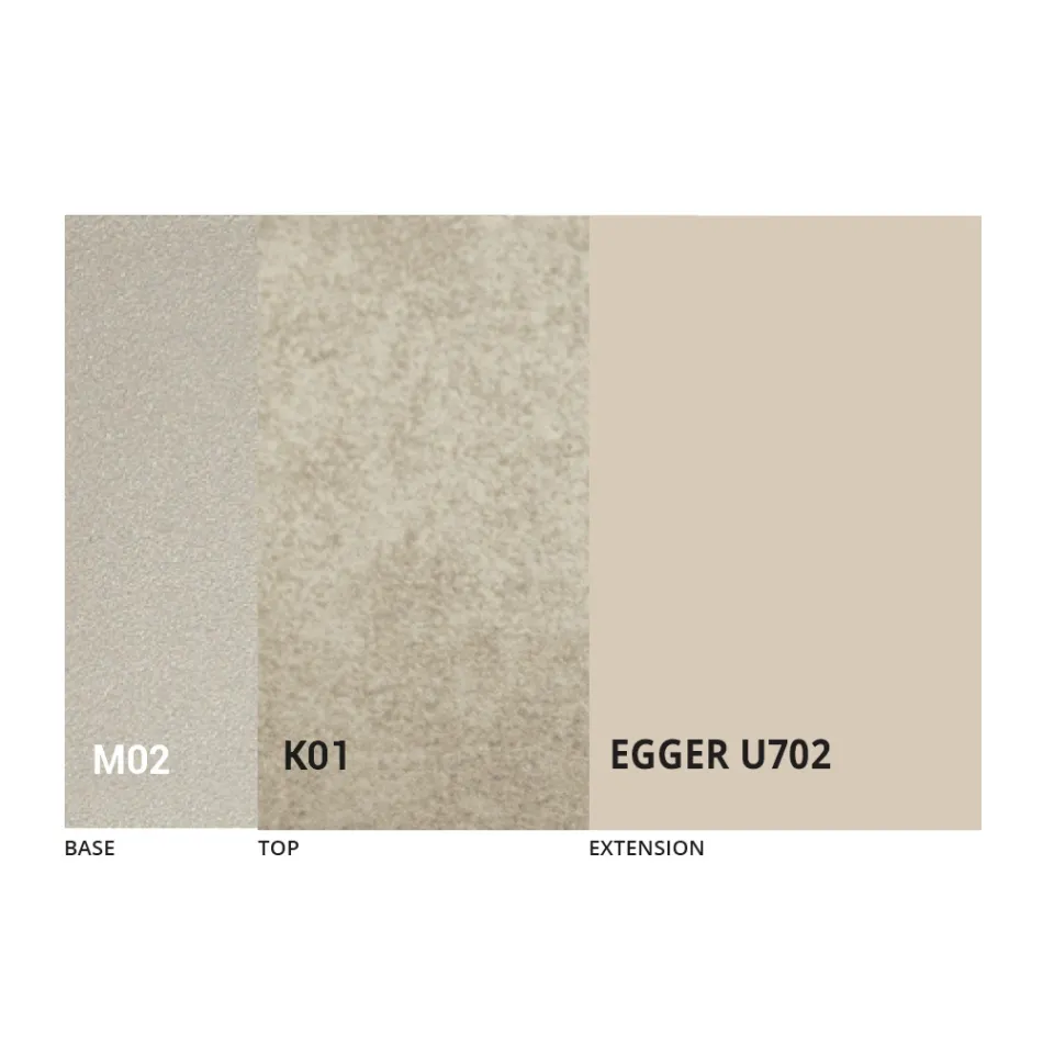 Transformerbart soffbord i metall och keramisk design Tillverkat i Italien - Saturnus Viadurini