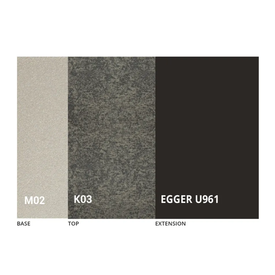 Transformerbart soffbord i metall och keramisk design Tillverkat i Italien - Saturnus Viadurini