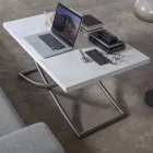 Transformerbart soffbord i trämatbord Tillverkat i Italien - Aikido Viadurini