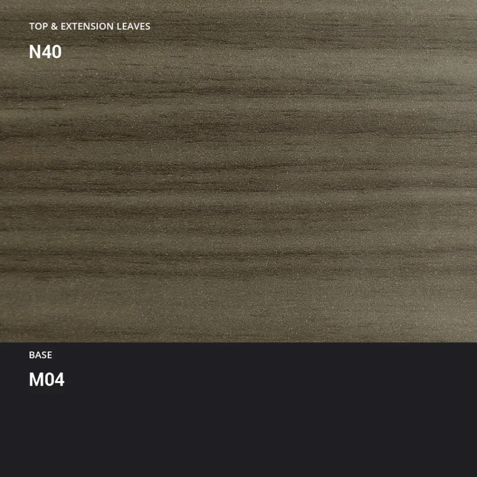 Transformerbart soffbord i trämatbord Tillverkat i Italien - Polar Viadurini