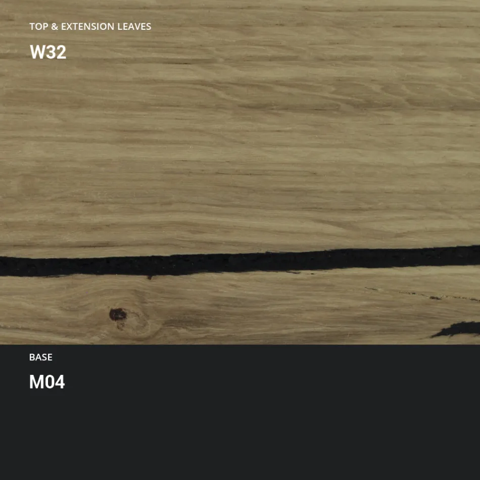 Transformerbart soffbord i trämatbord Tillverkat i Italien - Polar Viadurini