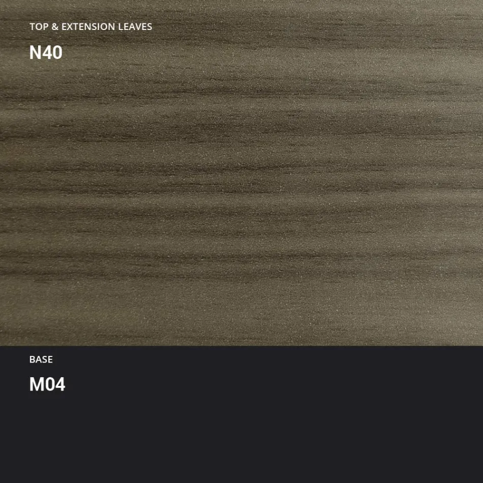 Transformerbart soffbord i metall och träbord tillverkat i Italien - Polaris Viadurini