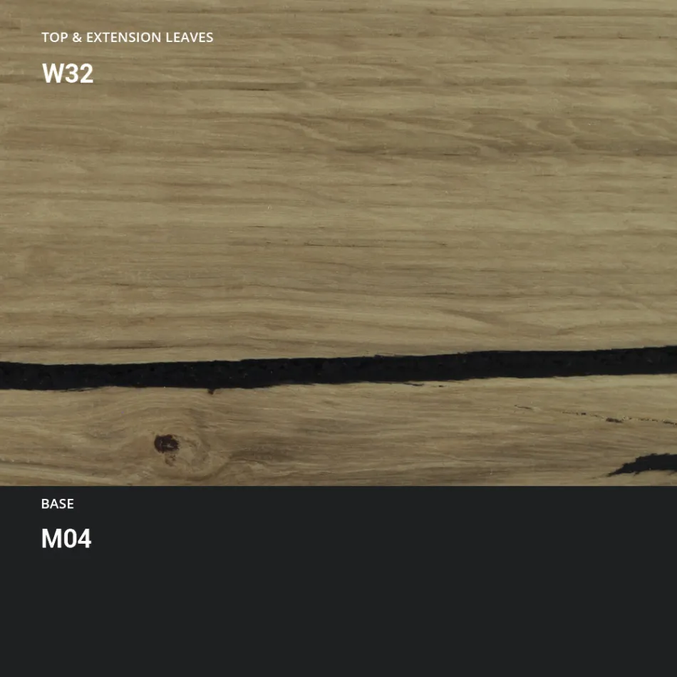 Transformerbart soffbord i metall och träbord tillverkat i Italien - Polaris Viadurini