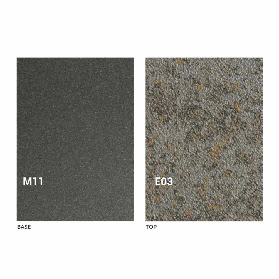 Modernt omvandlingsbart soffbord med Malta Effect Top tillverkat i Italien - Patroclus Viadurini