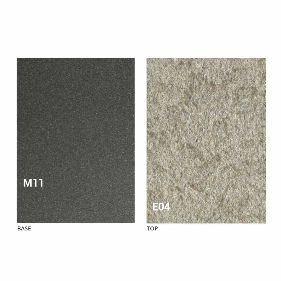 Modernt omvandlingsbart soffbord med Malta Effect Top tillverkat i Italien - Patroclus Viadurini