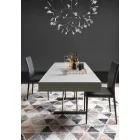 Modernt omvandlingsbart soffbord med Malta Effect Top tillverkat i Italien - Patroclus Viadurini