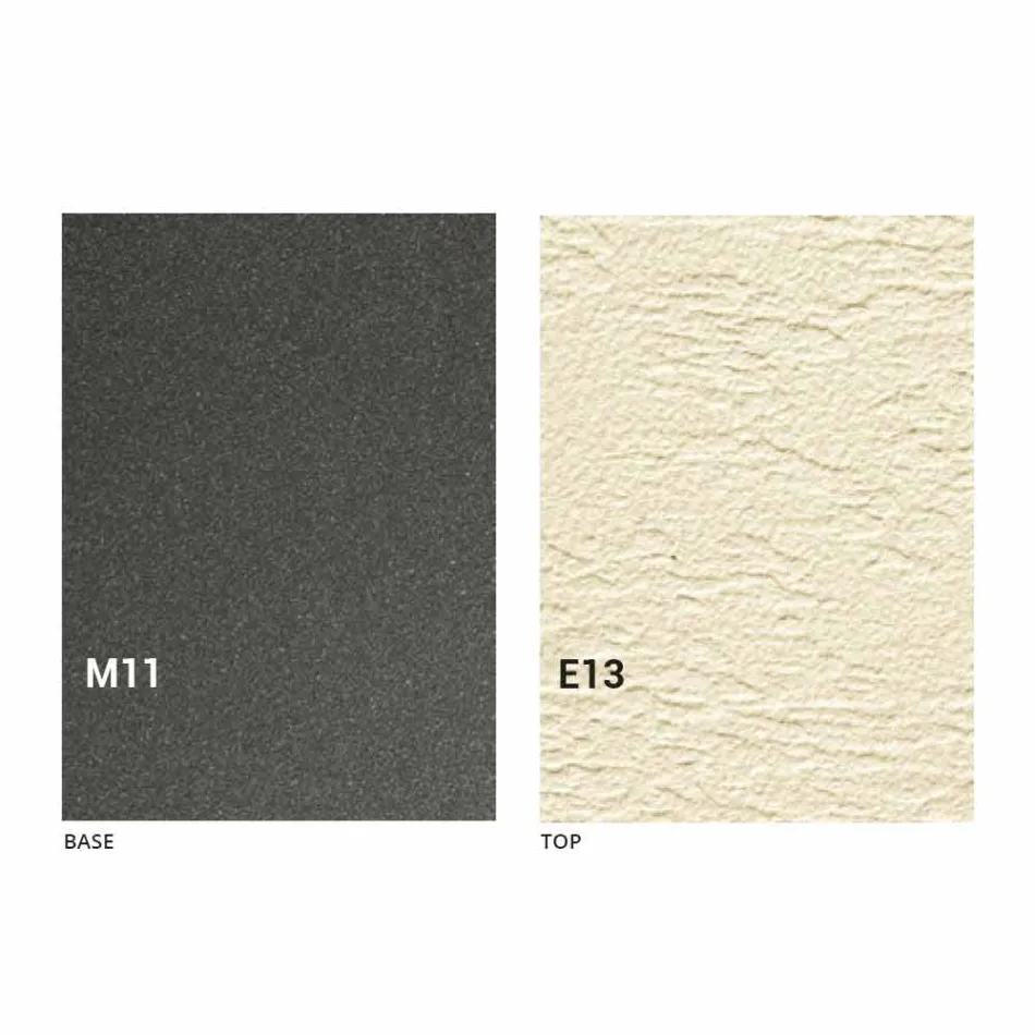 Modernt omvandlingsbart soffbord med Malta Effect Top tillverkat i Italien - Patroclus Viadurini