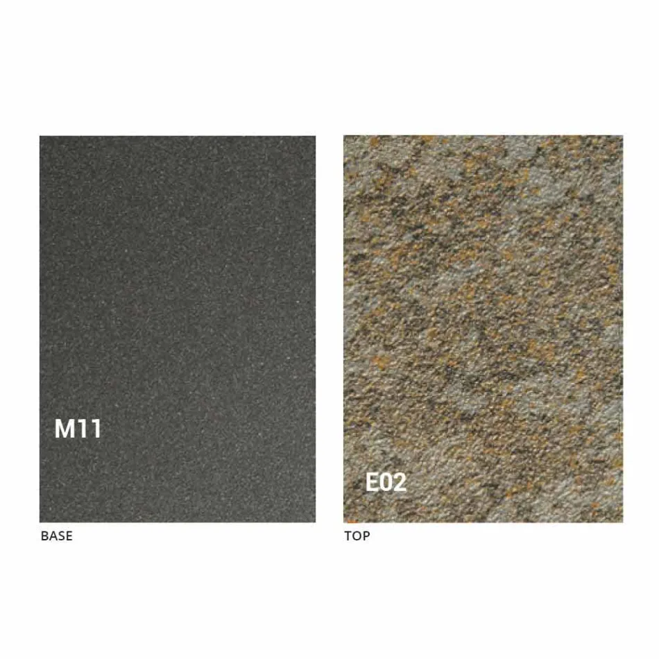 Modernt omvandlingsbart soffbord med Malta Effect Top tillverkat i Italien - Patroclus Viadurini