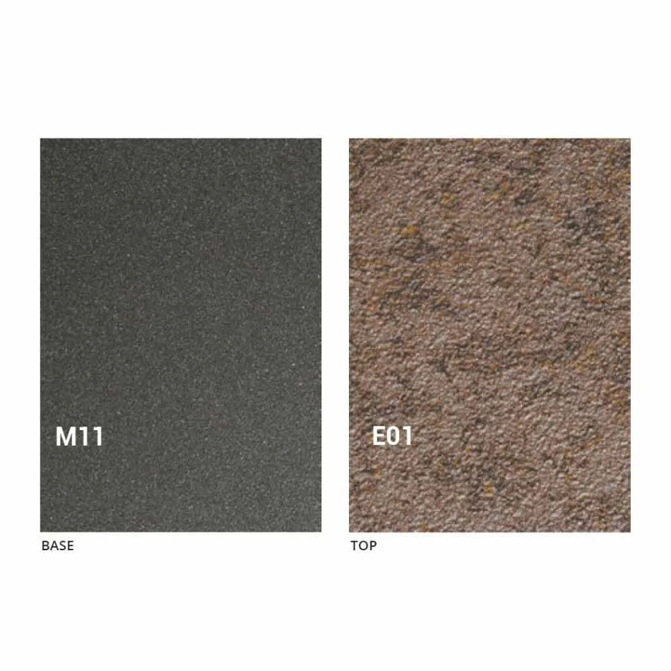 Modernt omvandlingsbart soffbord med Malta Effect Top tillverkat i Italien - Patroclus Viadurini