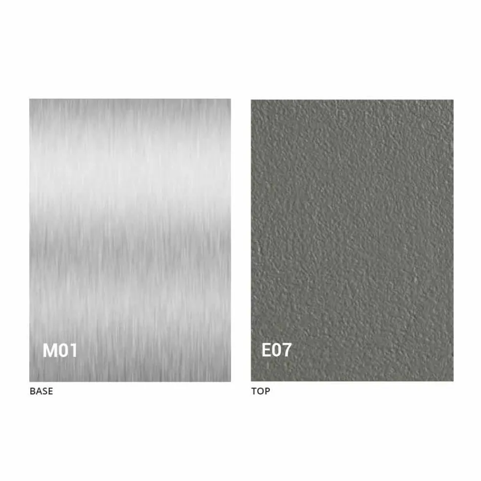 Modernt omvandlingsbart soffbord med Mortel Effect Top tillverkat i Italien - Salomon Viadurini