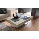 Modernt omvandlingsbart soffbord med Mortel Effect Top tillverkat i Italien - Salomon Viadurini
